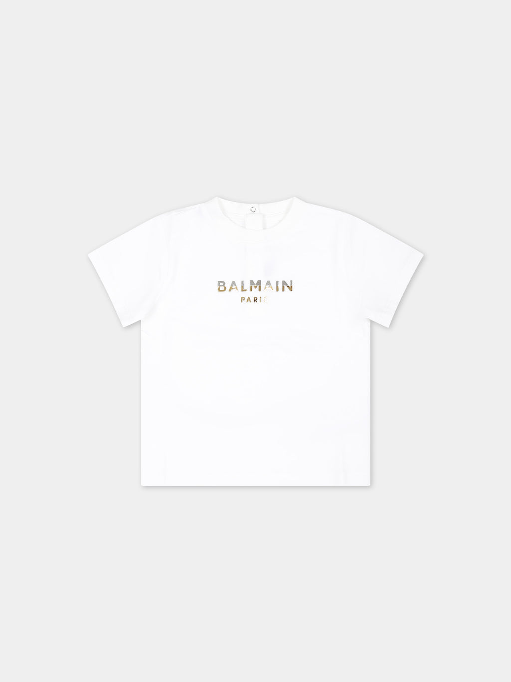 White t-shirt for babykids with logo